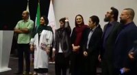 امین بانی در اکران مردمی شبی که ماه کامل شد