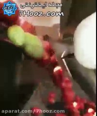 دستگاه فوق العاده گوجه جدا کن، خیلی جالبه.!!