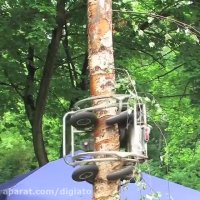 این اره برقی تمام شاخه های اضافی درختان را به سادگی قطع