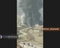 آتش سوزی در ایستگاه پمپاژ نفت دره نی - رامهرمز