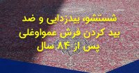 شستشوی فرش موزه پس از 84 سال
