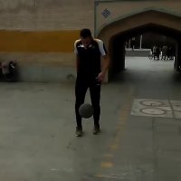 حرکات نمایشی باتوپ پل خواجو رسول مزروعی