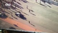 حمله وحشیانه پلیس آمریکا به معترضان با ماشین!