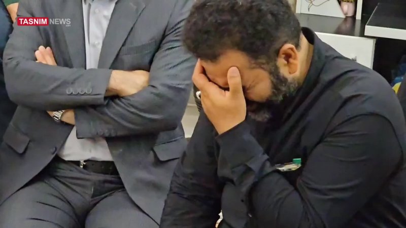 حضور مسئولان کاشان در منزل شهید محمدرضا بهاری زاده