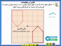 آموزش ریاضی ششم | ششم تقارن | علی نادری