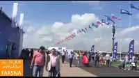نمایش رنگارنگ و آکروباتیک جنگنده‌ها در نمایشگاه "ماکس 2017" روسیه