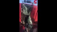خودرو سواری کامیون را واژگون کرد