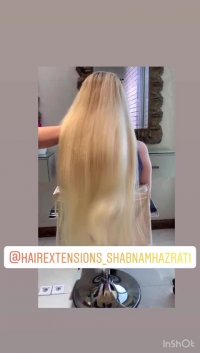 آموزش صافی مو خانم شبنم حضرتی