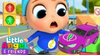 کارتون ماشین های مسابقه ای - ماشین بازی کودکانه با فرشته کوچولو