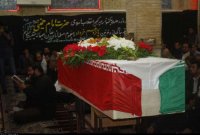 تشییع پیکر جانباز شهید "سید اصلان حسینی"