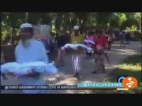 مراسم تدفین پناهجویان غرق شده در مرز بنگلادش