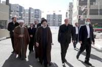 رئیس جمهور برای افتتاح واحدهای مسکونی به شهر پرند سفر کرد