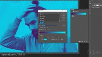 آموزش رایگان فتوشاپ : تنظیم رنگ عکس با Gradient Map لرنینگ24 - l24.ir