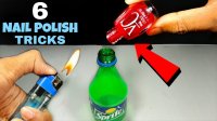 6 آزمایش علمی شگفت انگیز با لاک ناخن