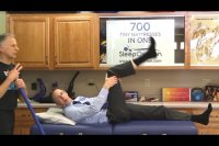 سه حرکت فیزیوتراپی مچ پا با تجهیزات و بدون تجهیزات