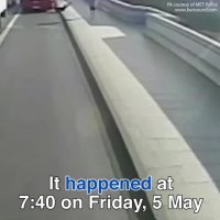 مرگ از چند سانتی متری این زن رد شد