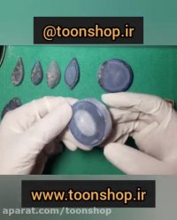 کشیدن اشکال مختلف روی سنک های عقیق شجر متناسب با نقش آن