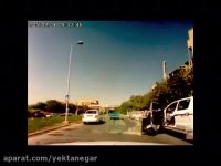 تصادف واقعی با موتور.. جعبه سیاه خودرو ..