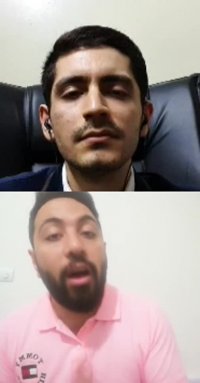 لایو اینستاگرام امید فدوی و پرسش و پاسخ با آقای حمید وجکانی