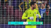 گیم پلی پنالتی برزیل و آرژانتین