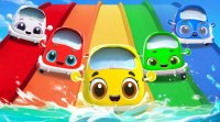 کارتون بیبی باس : پنج ماشین کوچولو در استخر شنا