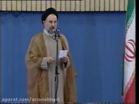 سخنرانی سید محمد خاتمی در مراسم تنفیذ حکم ریاست جمهوری 80/تذکر حقوق مردم به نهاد های رهبری!