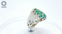 انگشتر مردانه فیروزه اصل نیشابور کد R50