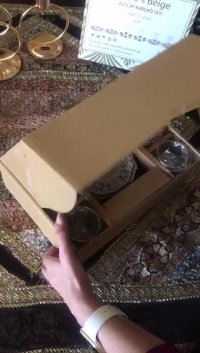 معرفی سرویس استکان نعلبکی وایت اند بژ در آلیار