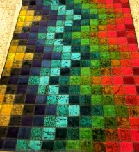 فرش چهل تکه دستباف