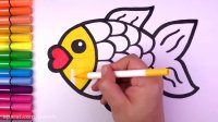 آموزش نقاشی به کودکان - نقاشی ماهی
