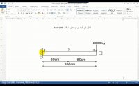 پروژه آنالیز تیر دو بعدی طره ای به روش المان محدود با MATLAB
