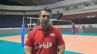 صحبت های محمد حسین نجاتی مربی تیم ملی والیبال جوانان ایران پس از دیدار دوستانه مقابل استرالیا
