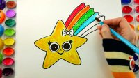 نقاشی کودکانه ( کشیدن ستاره)