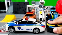 ماشین بازی کودکانه پلیس : سرسره بازی و عبور از موانع