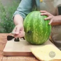 ترفندی جالب برای آب هندونه در فصل گرما/جالب و دیدنی