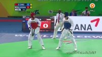 نایب قهرمانی میر هاشم حسینی در تکواندو قهرمانی جهان