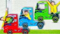 تعمیر ماشین های بزرگ اسباب بازی :: دانلود فیلم ماشین بازی کودکانه جدید