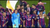 جشن قهرمانی بارسلونا در جام حذفی