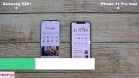 مقایسه گوشی سامسونگ S20+ با گوشی آیفون 11 پرو مکس