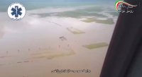 تصاویر هوایی از مناطق سیل زده استان گلستان