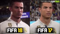 مقایسه گرافیک فیفا 17 و فیفا 18