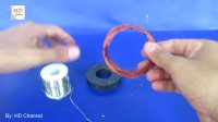 How to make free energy electricity generator with Magnet & copper wire self running LED light 12V