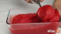خوشمزه روز: یخ در بهشت توت فرنگی و لیمو