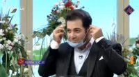 تذکر مکرر خداداد عزیزی به مجری در برنامه زنده بابت استفاده نکردن از ماسک