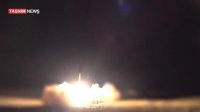 لحظه پرتاب موشک‌های بالستیک به سمت اراضی اشغالی