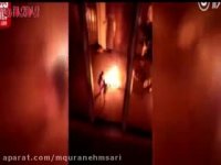 پسری که پدرش را با بنزین به آتش کشید