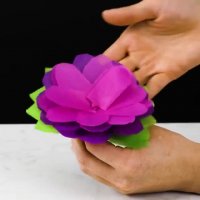 ساخت گل کاغذی