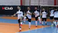 آخرین تمرین تیم ملی فوتسال در باکو آذربایجان