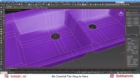 آموزش مدلسازی سینک در تری دی مکس | صادق الله بخش
