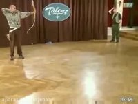 اصابت تیر پیکان به صورت همکار-شدیدا دلخراش